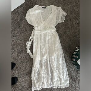 Brand new SHEIN white dot dress size medium
